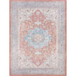 Artistic Weavers Abhishek Distressed Traditional Machine Washable Area Rug 13 Artistic Weavers Abhishek Distressed Traditional Machine Washable Area Rug -Artistic Weavers Abhishek Distressed Traditional Machine Washable Area Rug 2