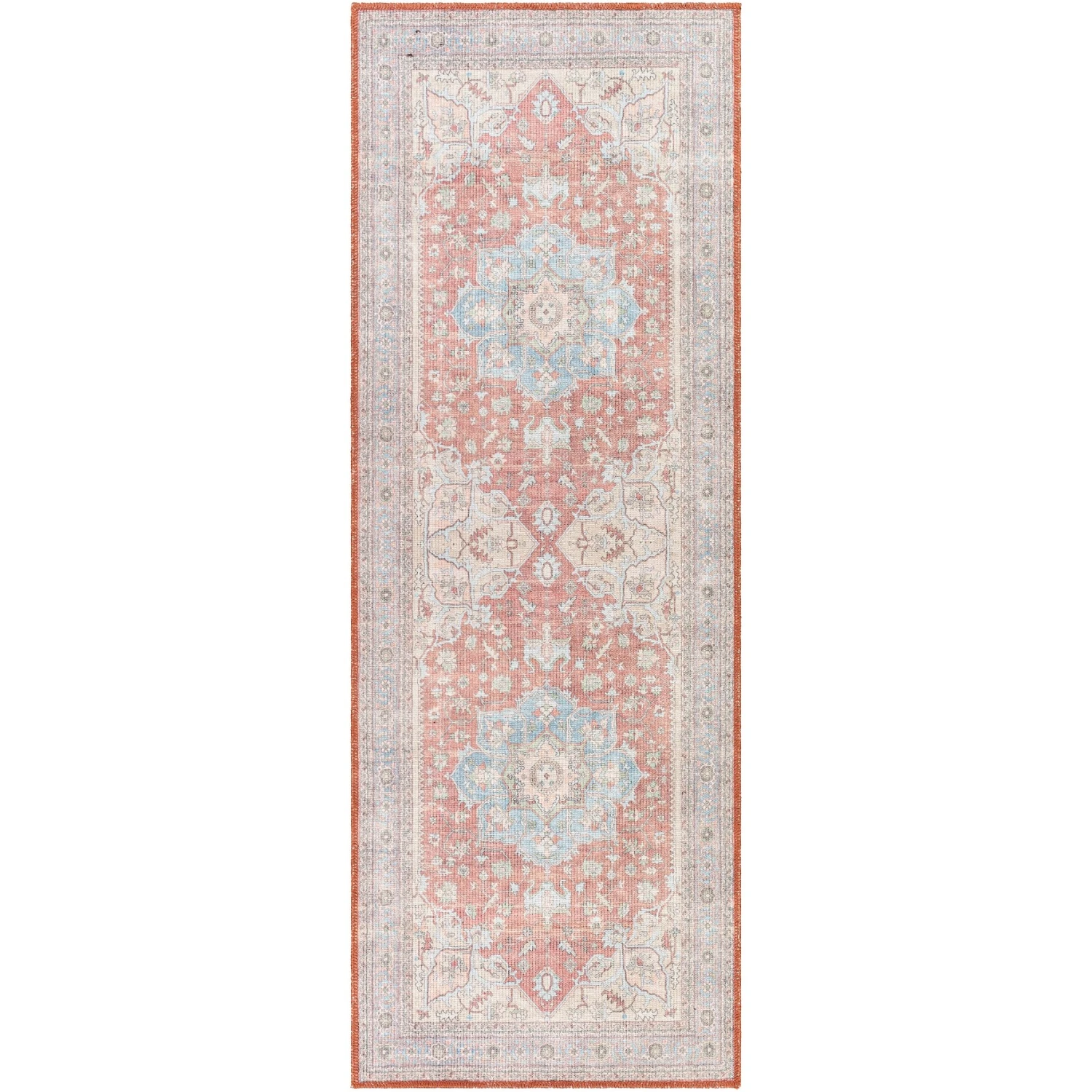 Artistic Weavers Abhishek Distressed Traditional Machine Washable Area Rug 1 Artistic Weavers Abhishek Distressed Traditional Machine Washable Area Rug