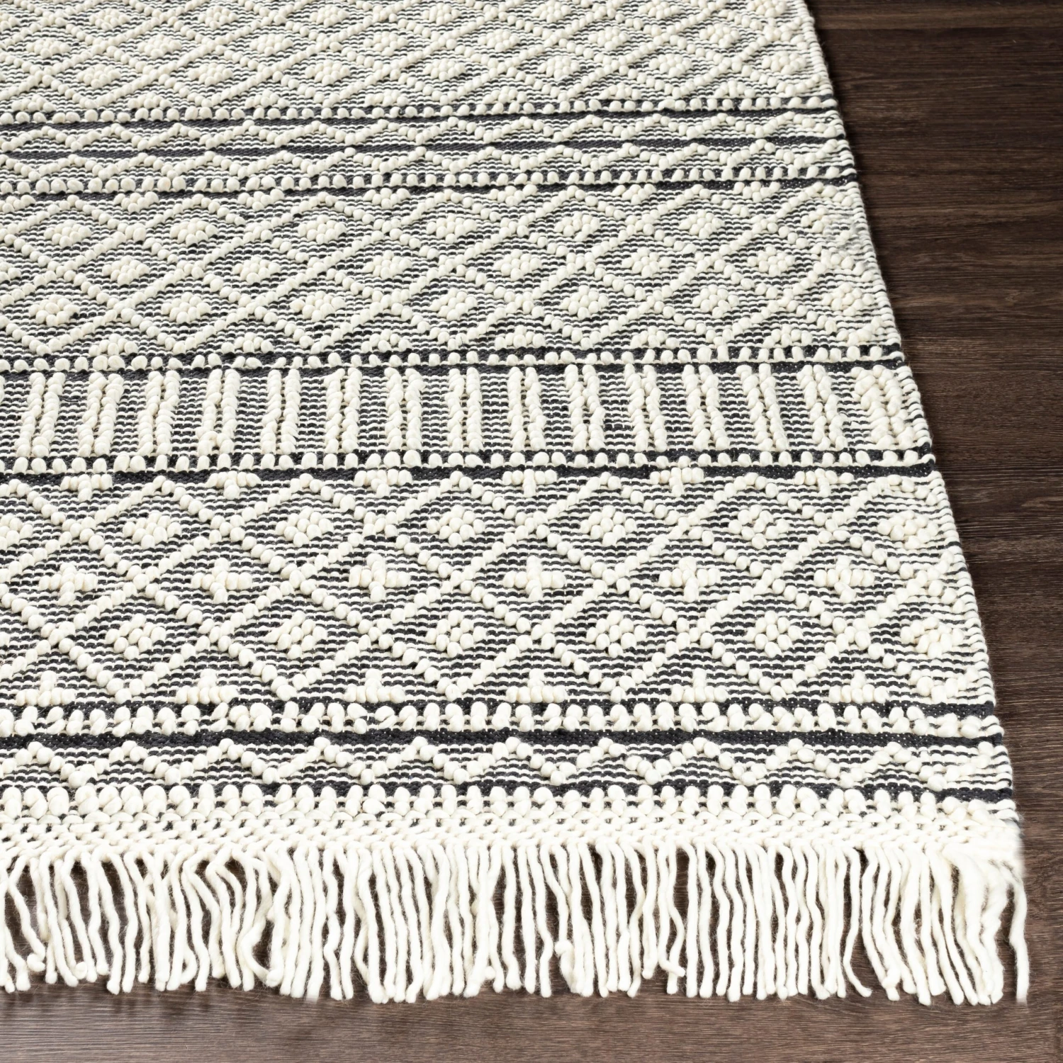 Artistic Weavers Adamsen Handmade Modern Wool Area Rug 4 Artistic Weavers Adamsen Handmade Modern Wool Area Rug - Image 4