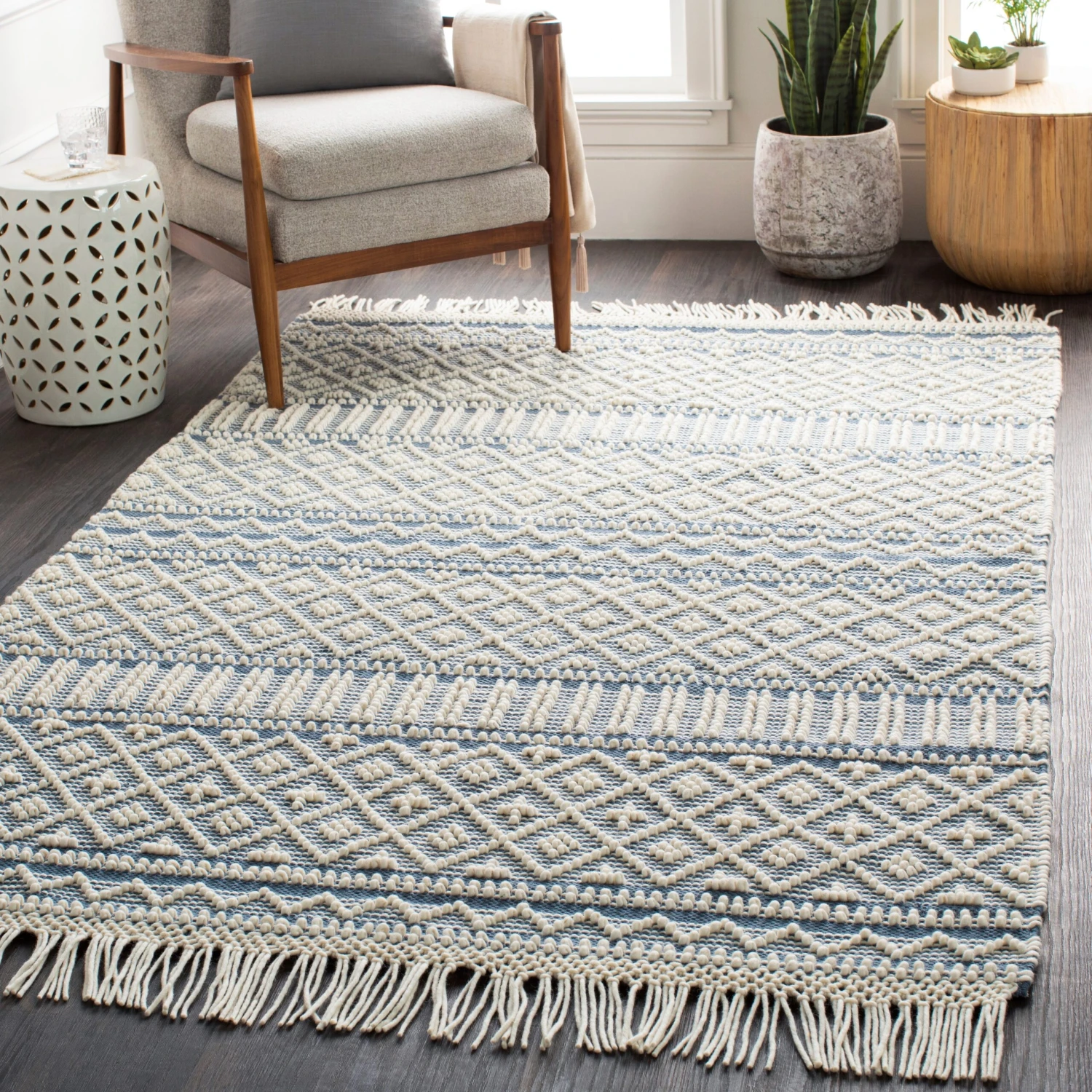 Artistic Weavers Adamsen Handmade Modern Wool Area Rug 5 Artistic Weavers Adamsen Handmade Modern Wool Area Rug - Image 5