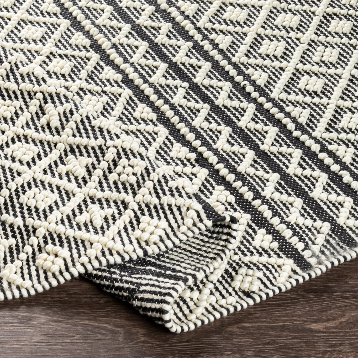Artistic Weavers Adamsen Handmade Modern Wool Area Rug 9 Artistic Weavers Adamsen Handmade Modern Wool Area Rug - Image 9