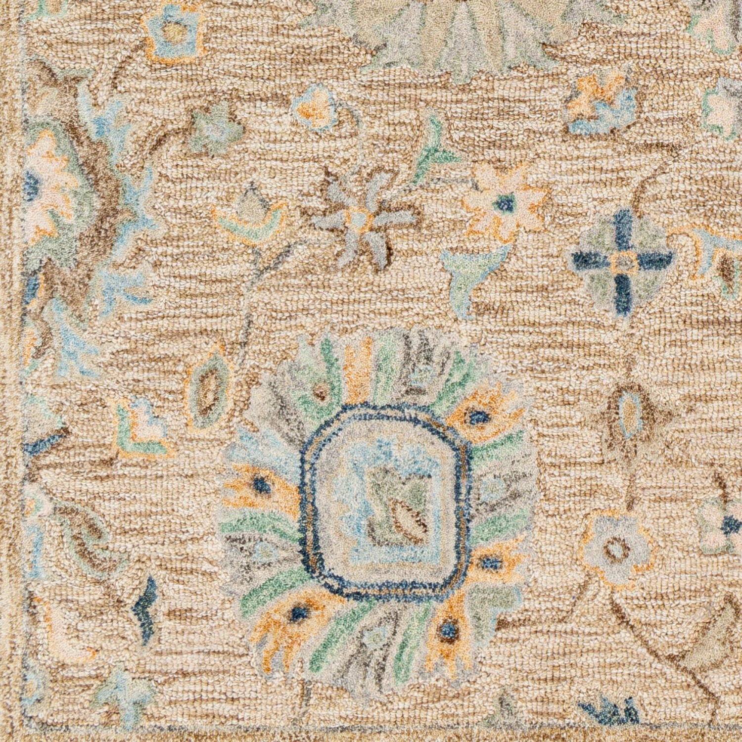 Artistic Weavers Afiza Handmade Vintage Floral Wool Area Rug 4 Artistic Weavers Afiza Handmade Vintage Floral Wool Area Rug - Image 4