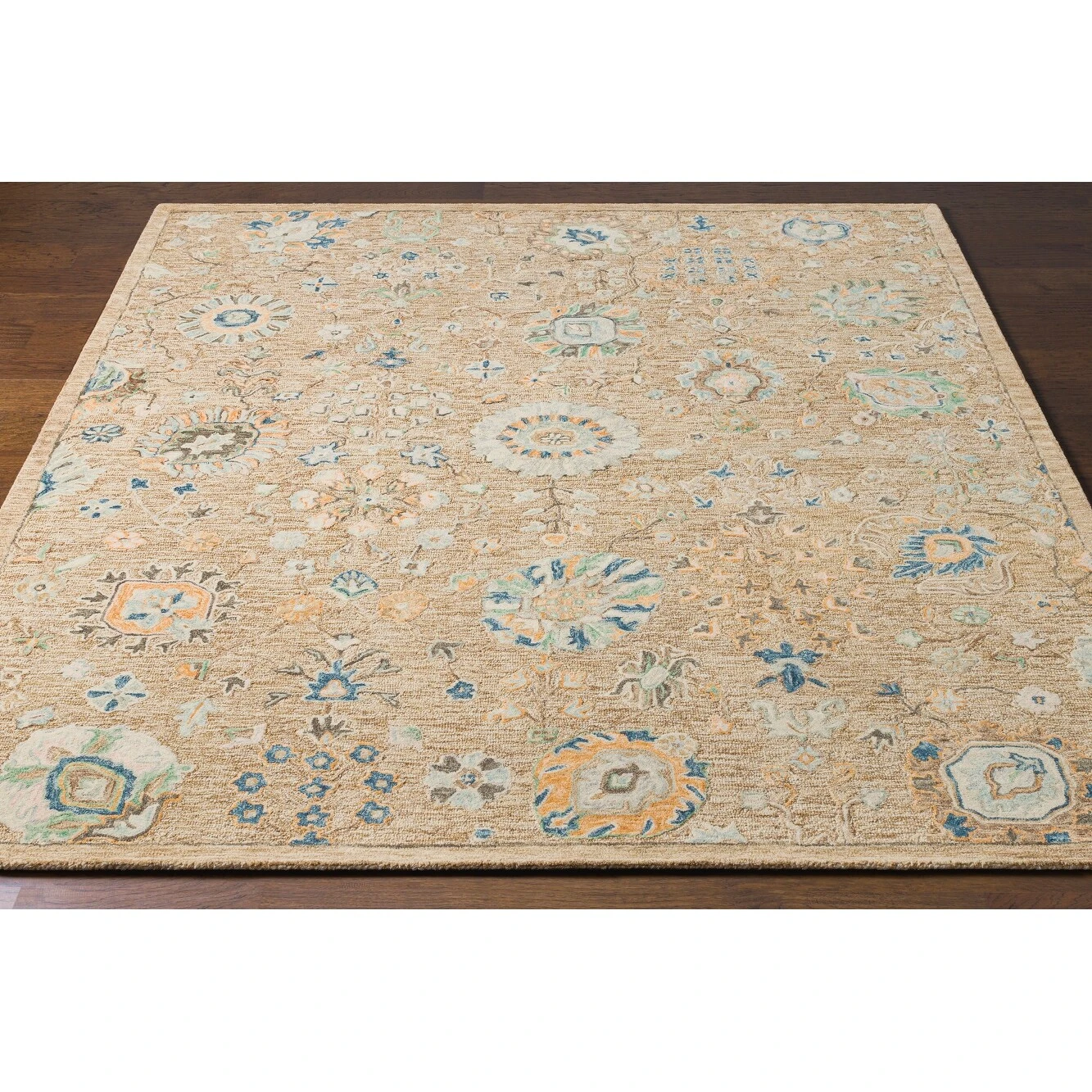 Artistic Weavers Afiza Handmade Vintage Floral Wool Area Rug 6 Artistic Weavers Afiza Handmade Vintage Floral Wool Area Rug - Image 6