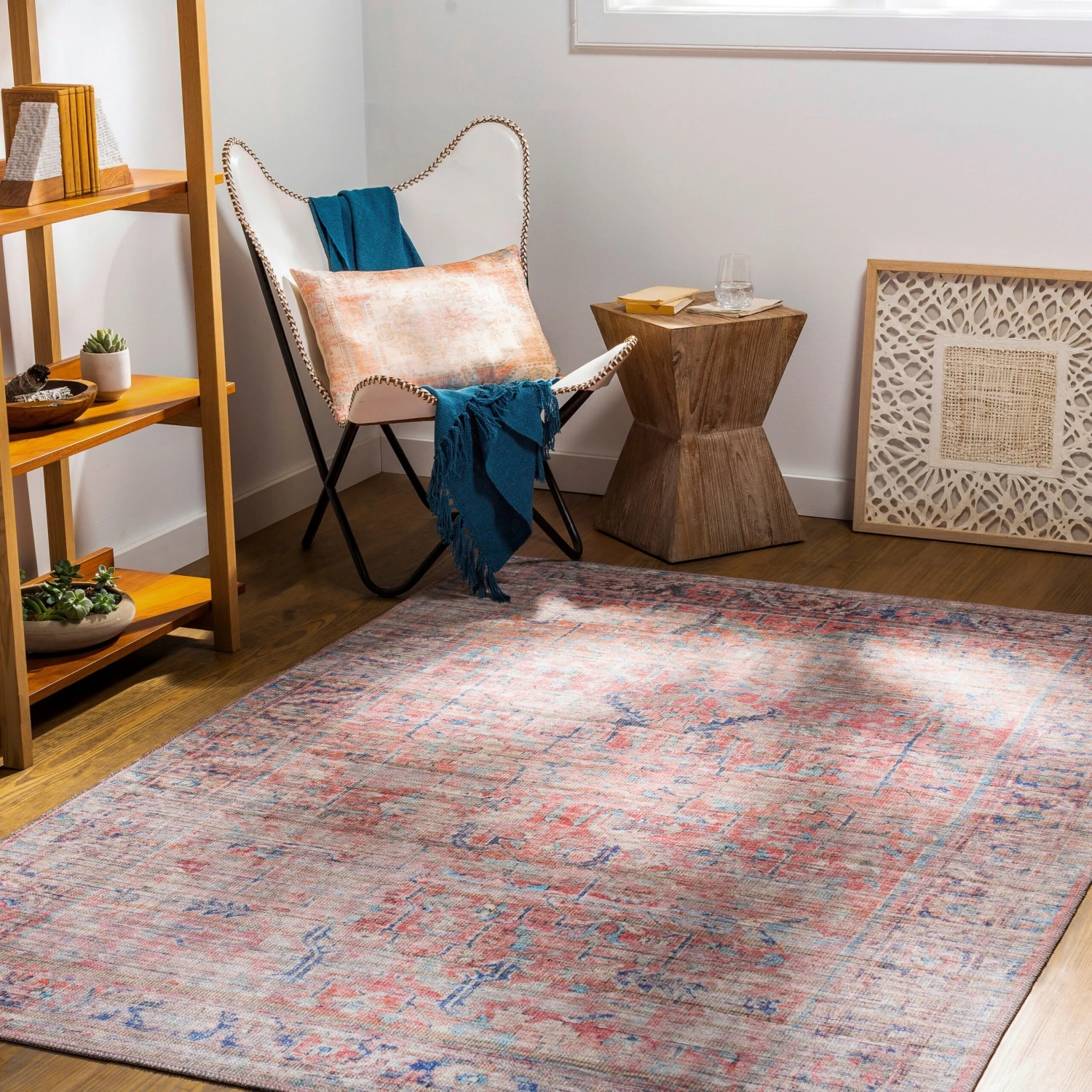 Artistic Weavers Afsoun Vintage Printed Machine Washable Area Rug 2 Artistic Weavers Afsoun Vintage Printed Machine Washable Area Rug - Image 2