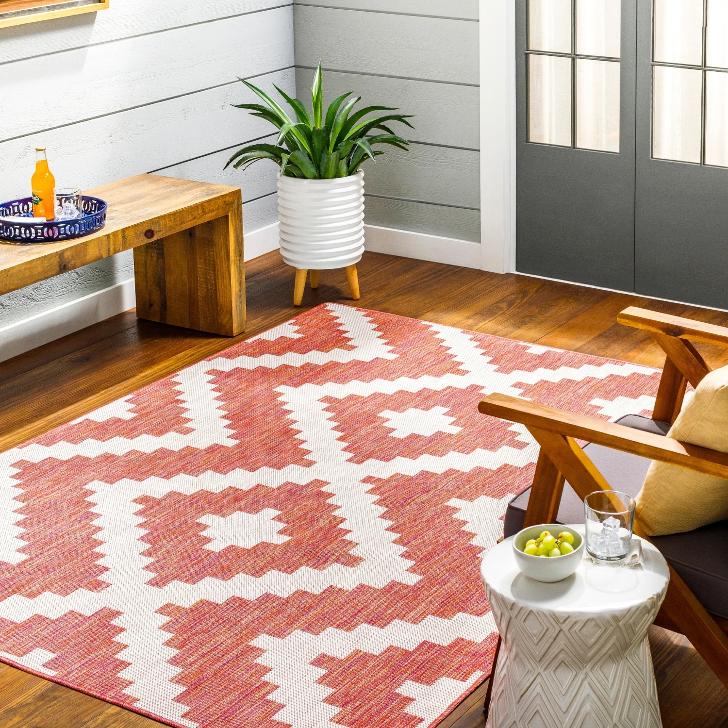 Artistic Weavers Amery Indoor/ Outdoor Chevron Area Rug 2 Artistic Weavers Amery Indoor/ Outdoor Chevron Area Rug - Image 2