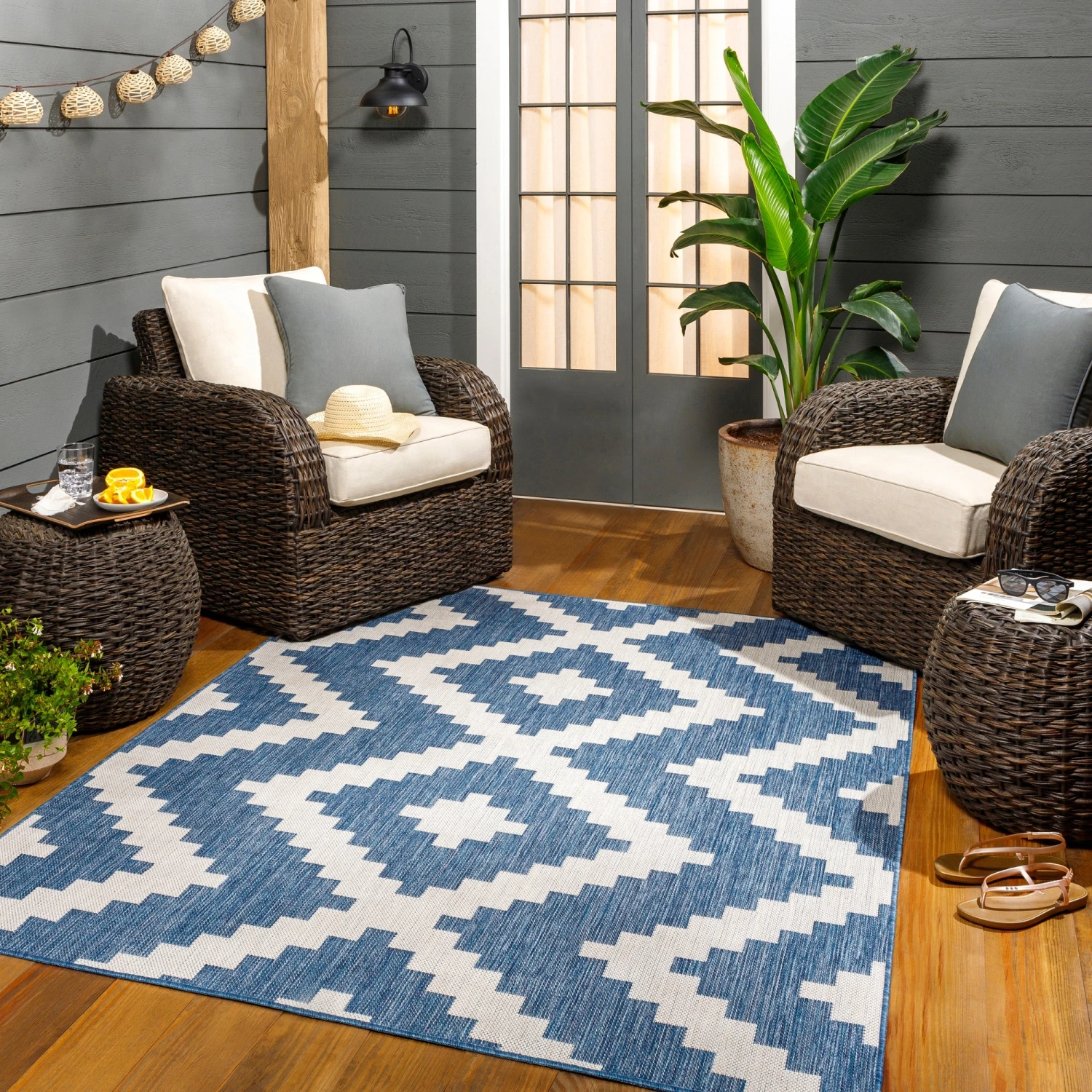 Artistic Weavers Amery Indoor/ Outdoor Chevron Area Rug 4 Artistic Weavers Amery Indoor/ Outdoor Chevron Area Rug - Image 4