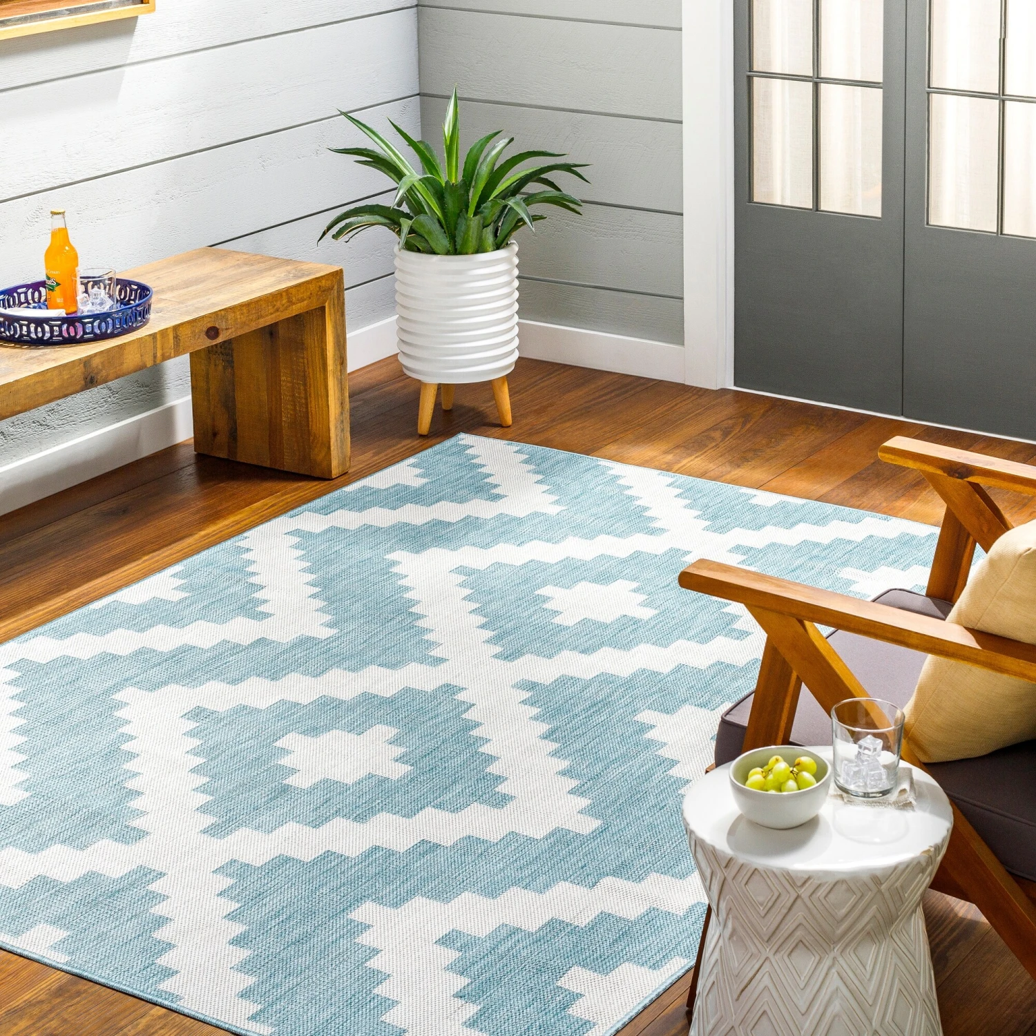Artistic Weavers Amery Indoor/ Outdoor Chevron Area Rug 7 Artistic Weavers Amery Indoor/ Outdoor Chevron Area Rug - Image 7