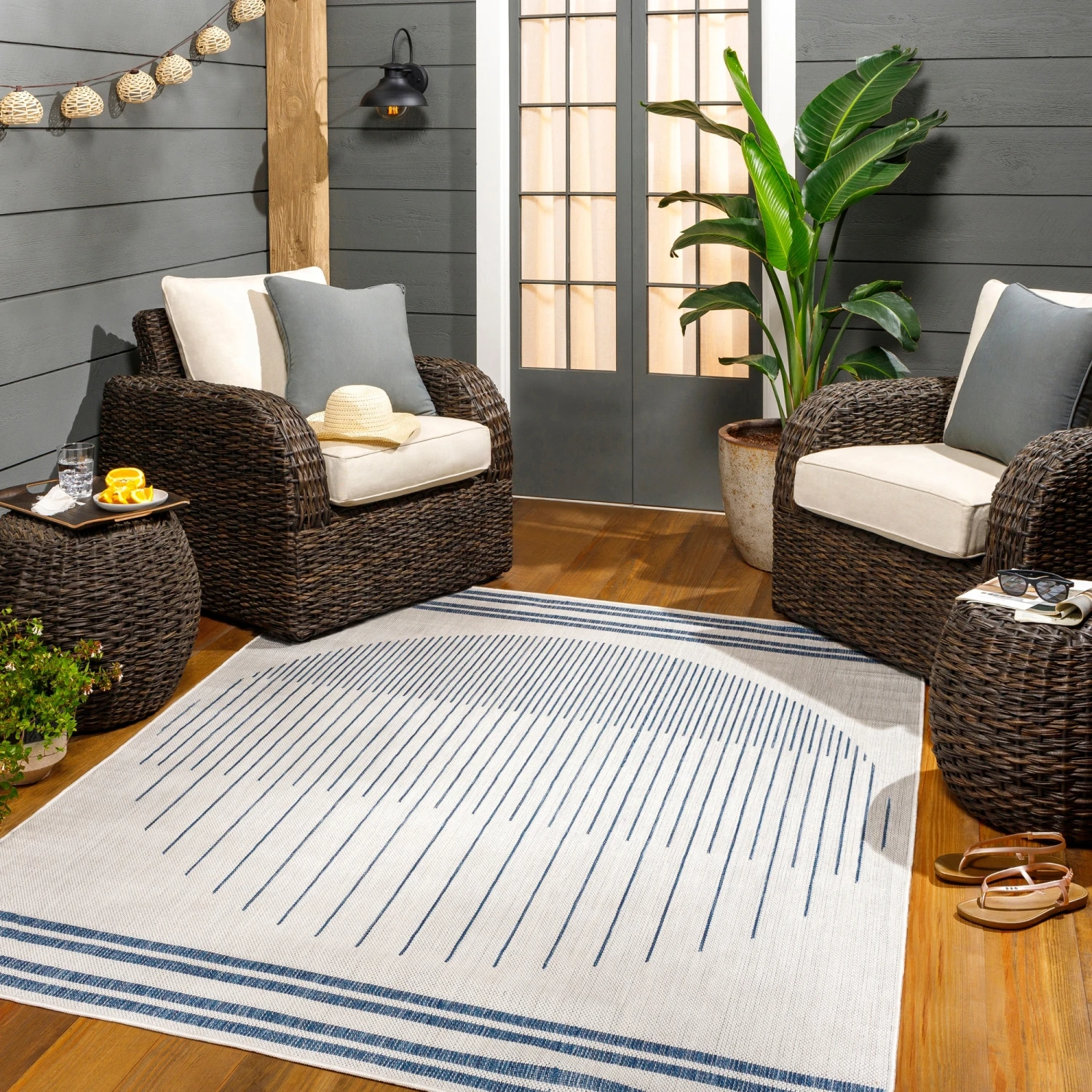 Artistic Weavers Amesbury Indoor/ Outdoor Mod Geometric Area Rug 4 Artistic Weavers Amesbury Indoor/ Outdoor Mod Geometric Area Rug - Image 4