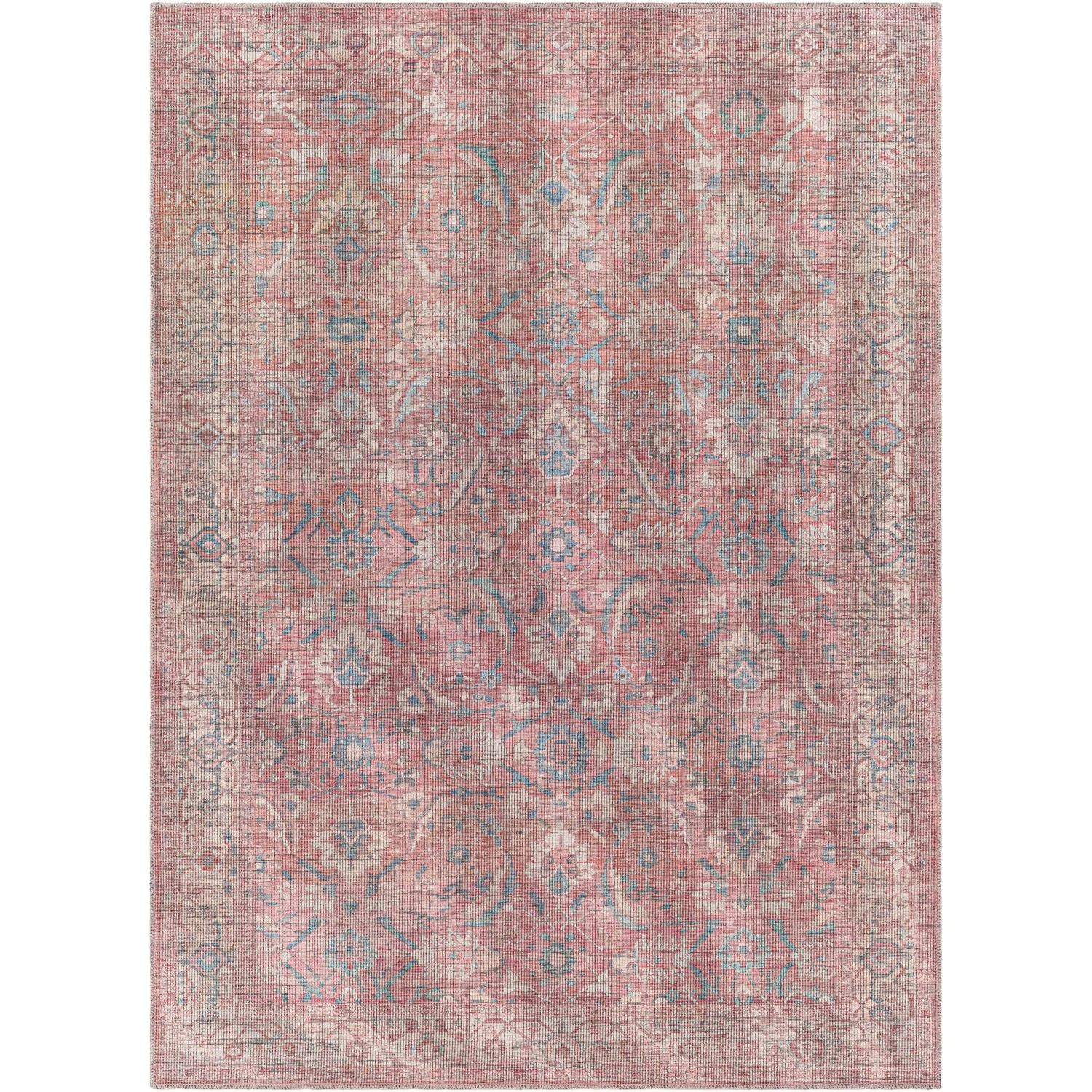 Artistic Weavers Anais Vintage Floral Printed Machine Washable Area Rug 3 Artistic Weavers Anais Vintage Floral Printed Machine Washable Area Rug - Image 3