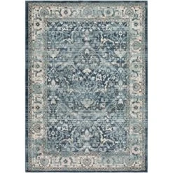Artistic Weavers Annelie Navy & Teal Updated Traditional Area Rug - 7'10" X 9'10" 10 Artistic Weavers Annelie Navy & Teal Updated Traditional Area Rug - 7'10" X 9'10" -Artistic Weavers Annelie Navy 26 Teal Updated Traditional Area Rug 2