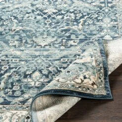 Artistic Weavers Annelie Navy & Teal Updated Traditional Area Rug - 7'10" X 9'10" 13 Artistic Weavers Annelie Navy & Teal Updated Traditional Area Rug - 7'10" X 9'10" -Artistic Weavers Annelie Navy 26 Teal Updated Traditional Area Rug 5