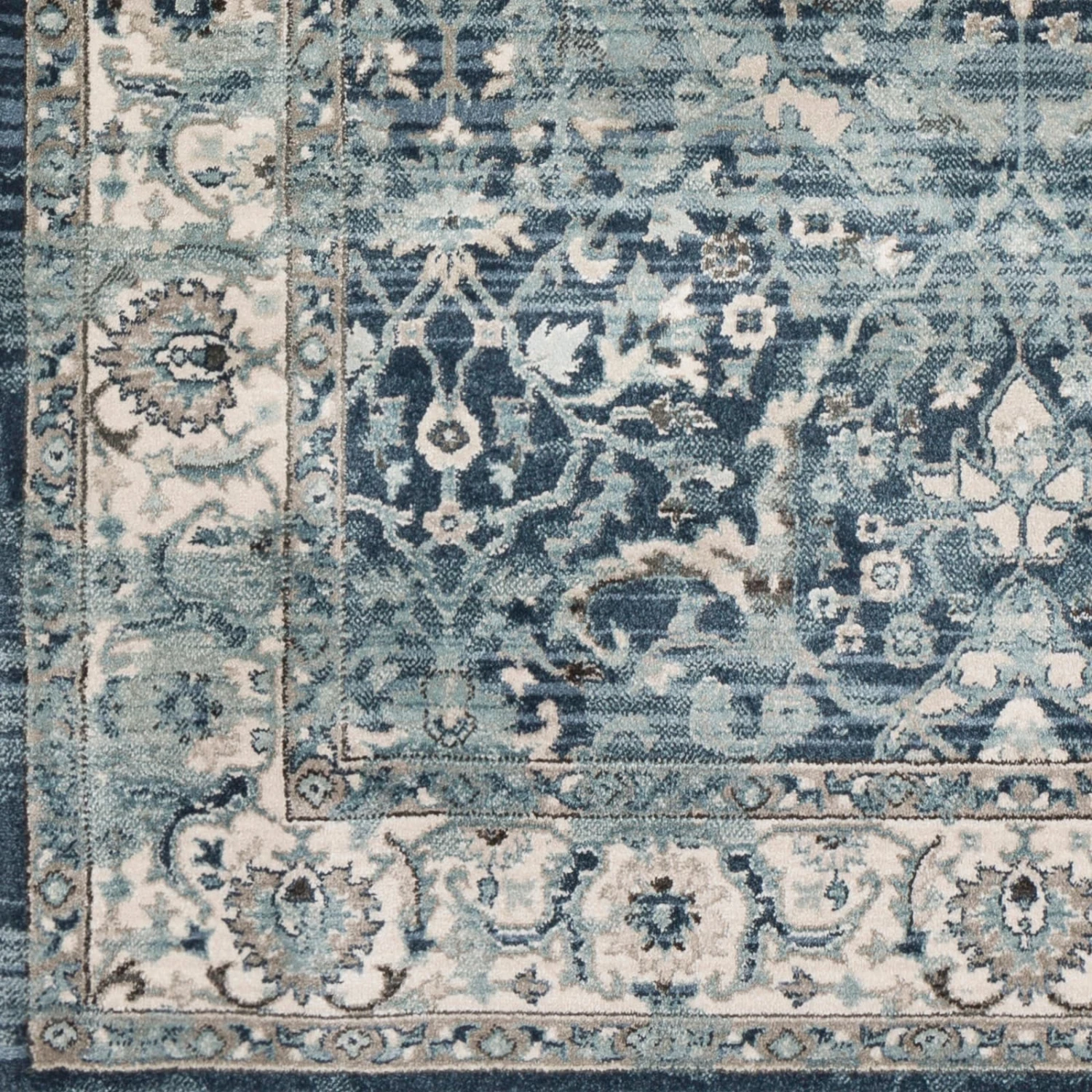Artistic Weavers Annelie Navy & Teal Updated Traditional Area Rug - 7'10" X 9'10" 1 Artistic Weavers Annelie Navy & Teal Updated Traditional Area Rug - 7'10" X 9'10"
