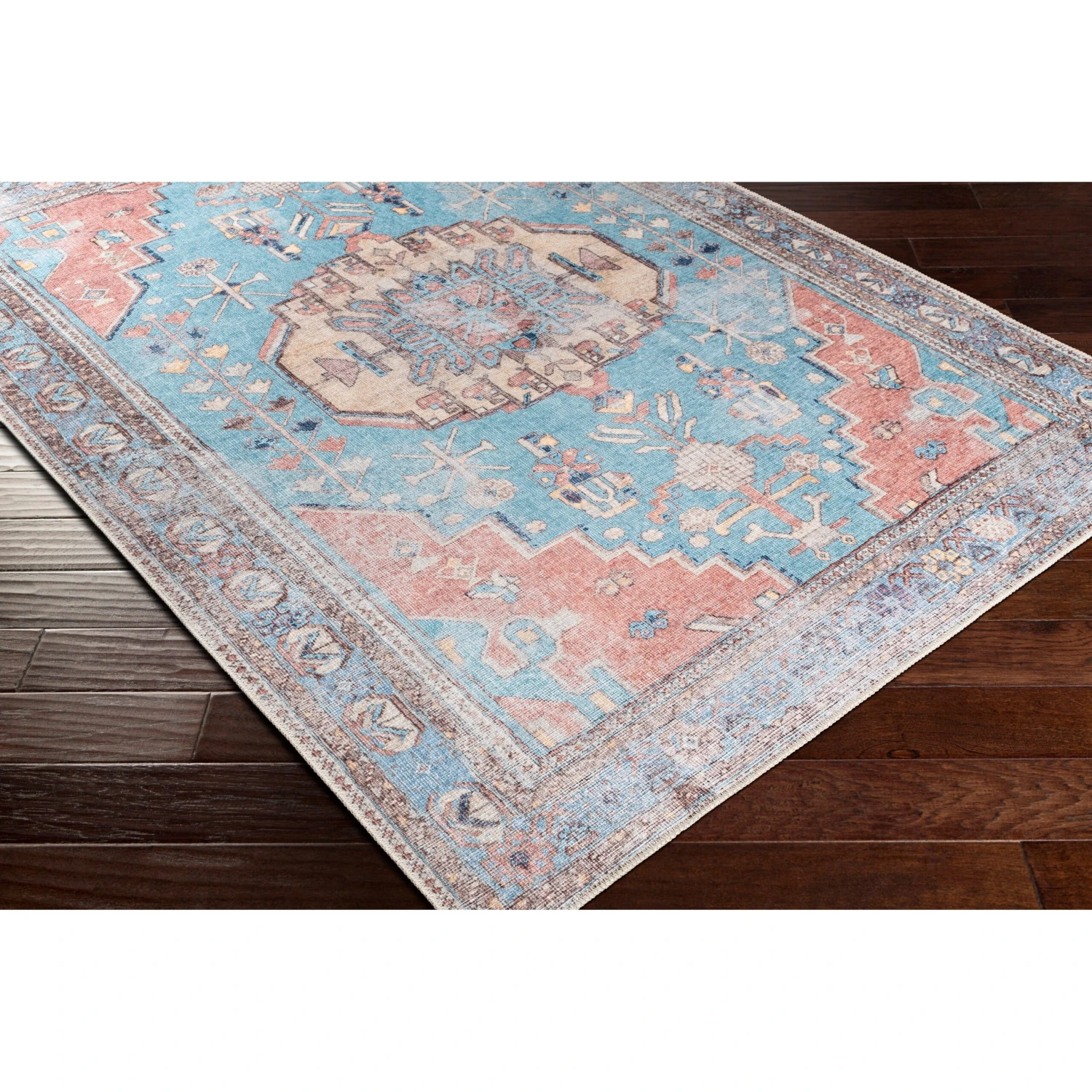 Artistic Weavers Antonia Vintage Global Printed Machine Washable Area Rug 8 Artistic Weavers Antonia Vintage Global Printed Machine Washable Area Rug - Image 8