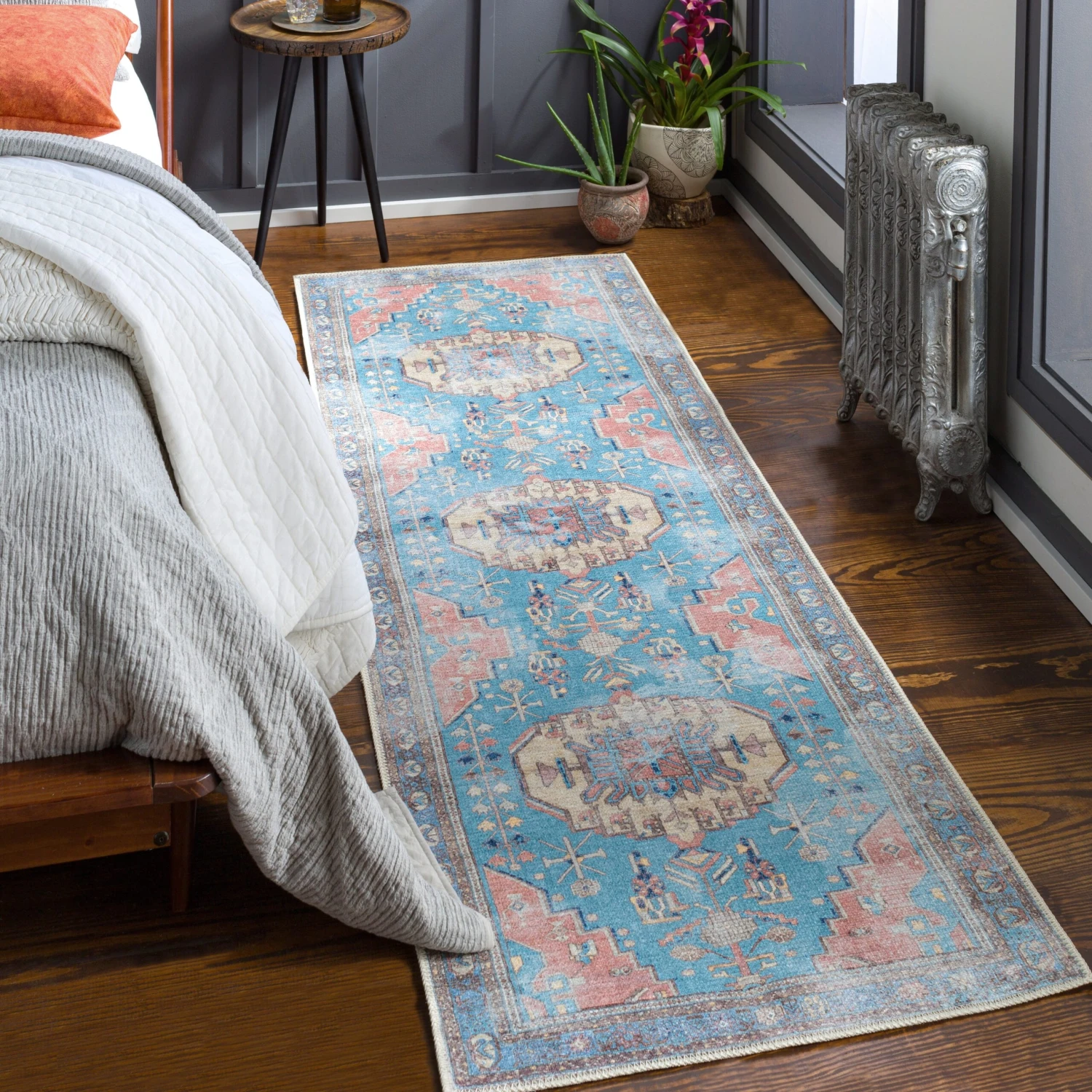 Artistic Weavers Antonia Vintage Global Printed Machine Washable Area Rug 10 Artistic Weavers Antonia Vintage Global Printed Machine Washable Area Rug - Image 10