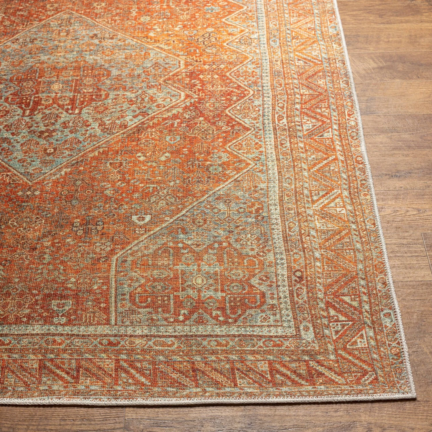 Artistic Weavers Arani Traditional Medallion Washable Area Rug 4 Artistic Weavers Arani Traditional Medallion Washable Area Rug - Image 4