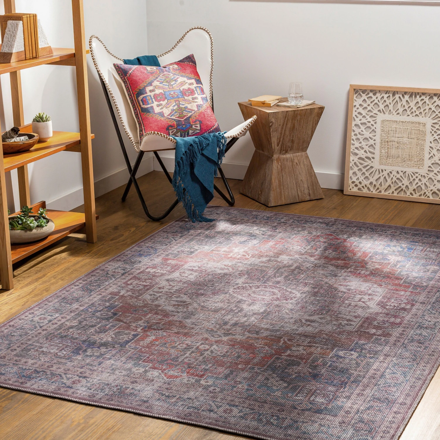 Artistic Weavers Arguss Vintage Medallion Printed Machine Washable Area Rug 2 Artistic Weavers Arguss Vintage Medallion Printed Machine Washable Area Rug - Image 2
