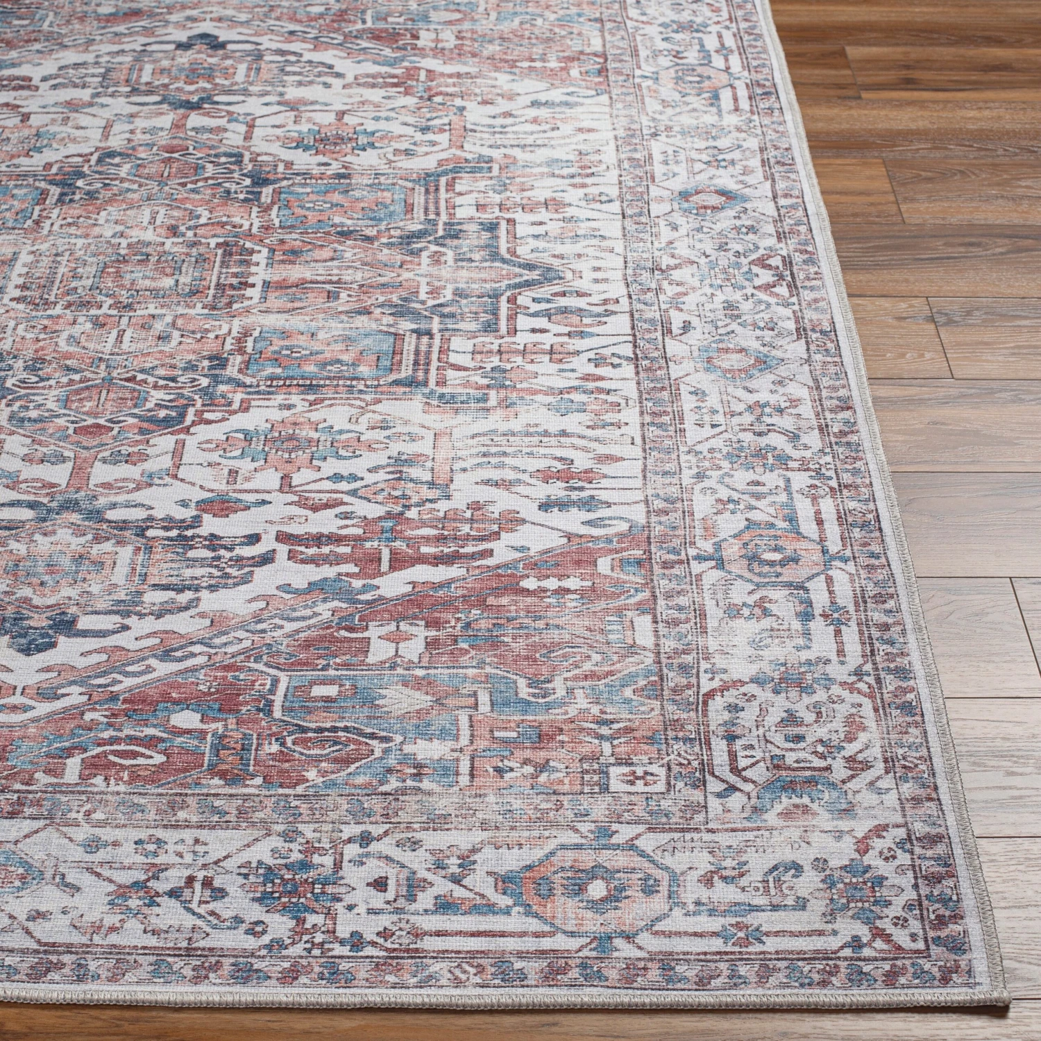 Artistic Weavers Ariane Vintage Persian Printed Washable Area Rug 4 Artistic Weavers Ariane Vintage Persian Printed Washable Area Rug - Image 4