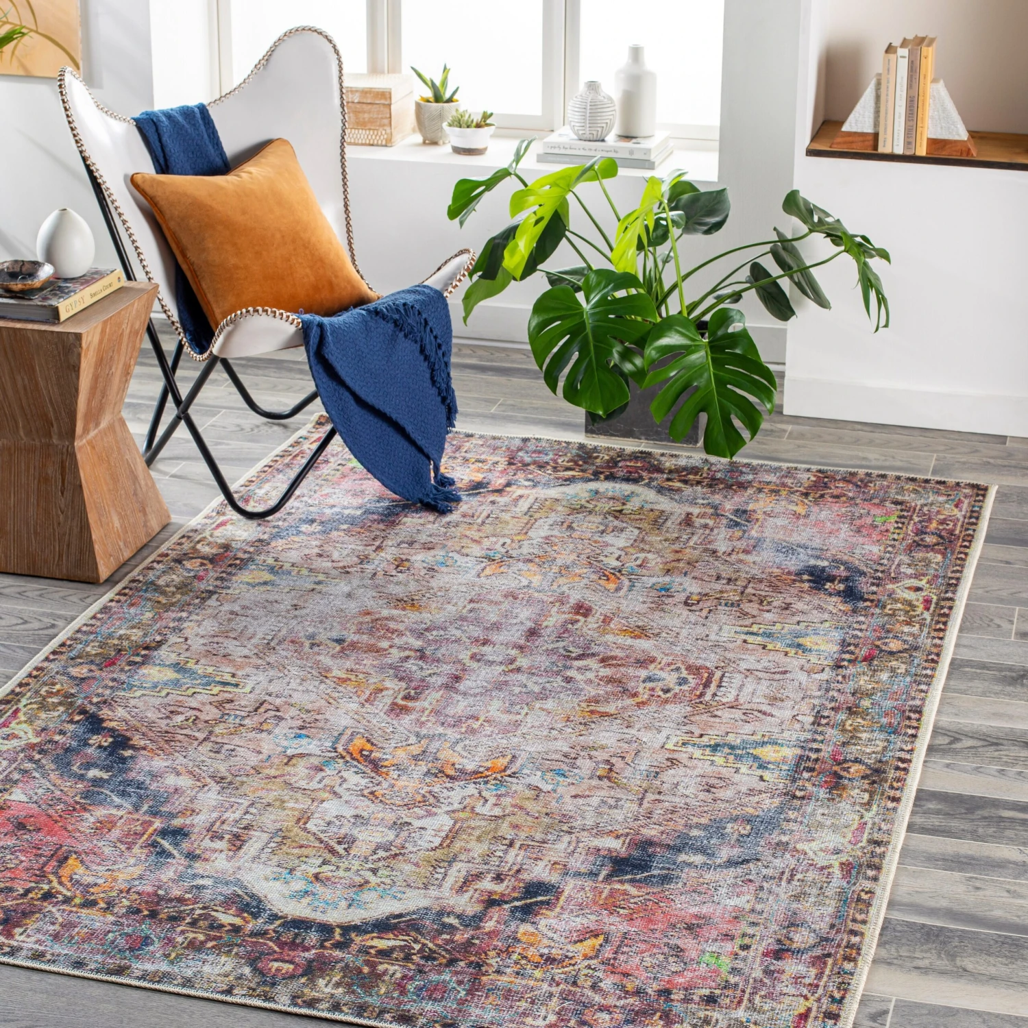 Artistic Weavers Arie Traditional Medallion Machine Washable Area Rug 10 Artistic Weavers Arie Traditional Medallion Machine Washable Area Rug - Image 10