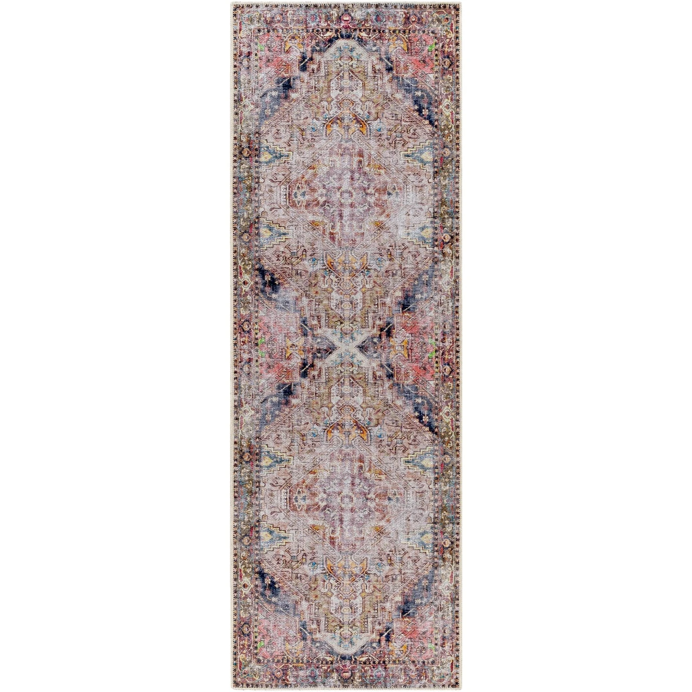 Artistic Weavers Arie Traditional Medallion Machine Washable Area Rug 1 Artistic Weavers Arie Traditional Medallion Machine Washable Area Rug