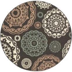 Artistic Weavers Arrigo Transitional Indoor/ Outdoor Area Rug - 7'3" Round - 7'3" Round -Artistic Weavers Arrigo Transitional Indoor Outdoor Area Rug 727322 Round 2