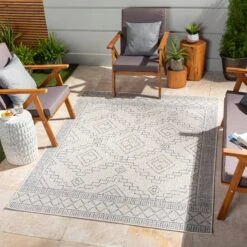Artistic Weavers Artep Global Border Indoor/ Outdoor Area Rug 18 Artistic Weavers Artep Global Border Indoor/ Outdoor Area Rug -Artistic Weavers Artep Global Tribal Border Area Rug 4