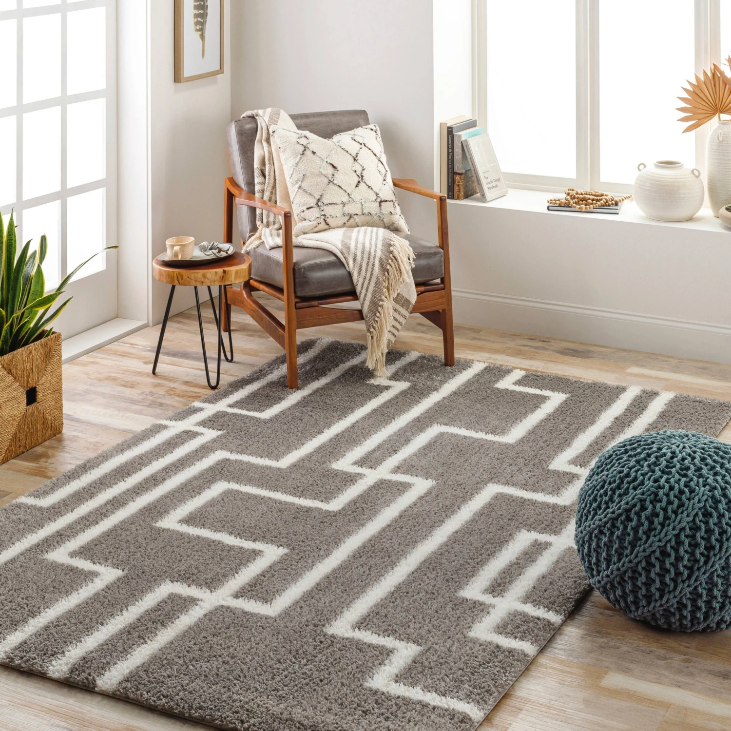 Artistic Weavers Cloudy Mod Graphic Plush Area Rug 2 Artistic Weavers Cloudy Mod Graphic Plush Area Rug - Image 2