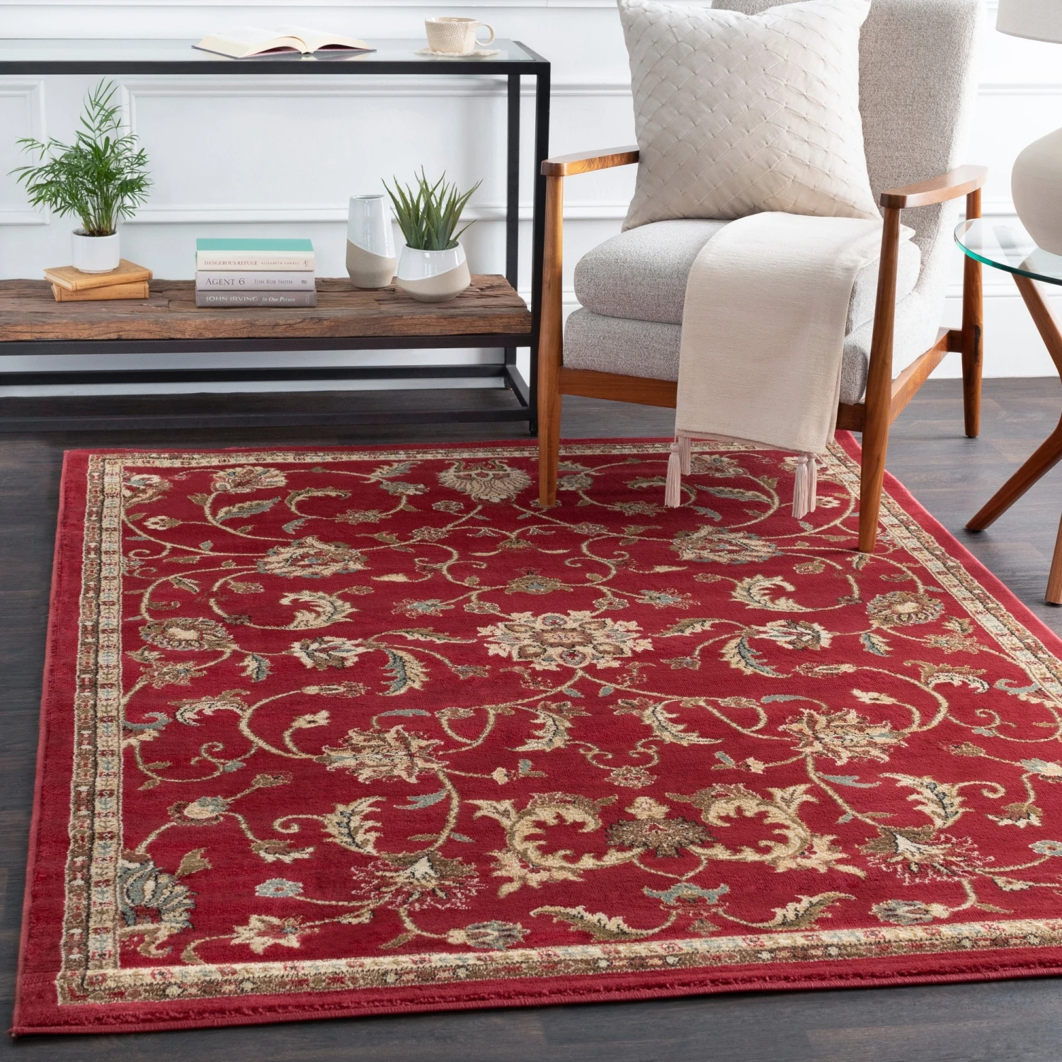 Artistic Weavers Lanier Traditional Floral Area Rug 2 Artistic Weavers Lanier Traditional Floral Area Rug - Image 2