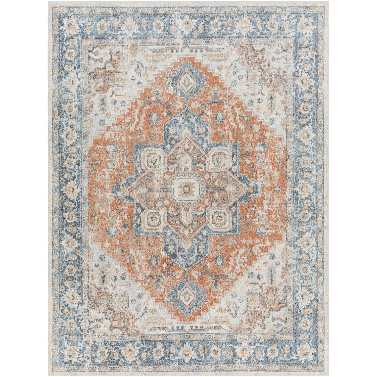 Artistic Weavers Lillian Machine Washable Distressed Classic Area Rug 3 Artistic Weavers Lillian Machine Washable Distressed Classic Area Rug - Image 3