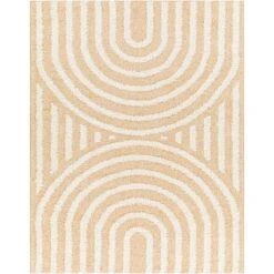 Artistic Weavers Rodos Mod Neutral Rainbow Plush Area Rug -Artistic Weavers Artistic Weavers Rodos Mod Neutral Rainbow Plush Area Rug 5