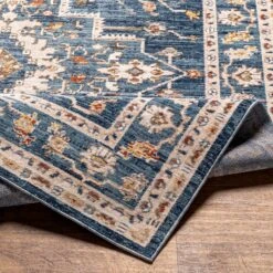 Artistic Weavers Truva Navy Vintage Medallion Area Rug 11 Artistic Weavers Truva Navy Vintage Medallion Area Rug -Artistic Weavers Artistic Weavers Truva Navy Vintage Medallion Area Rug 4