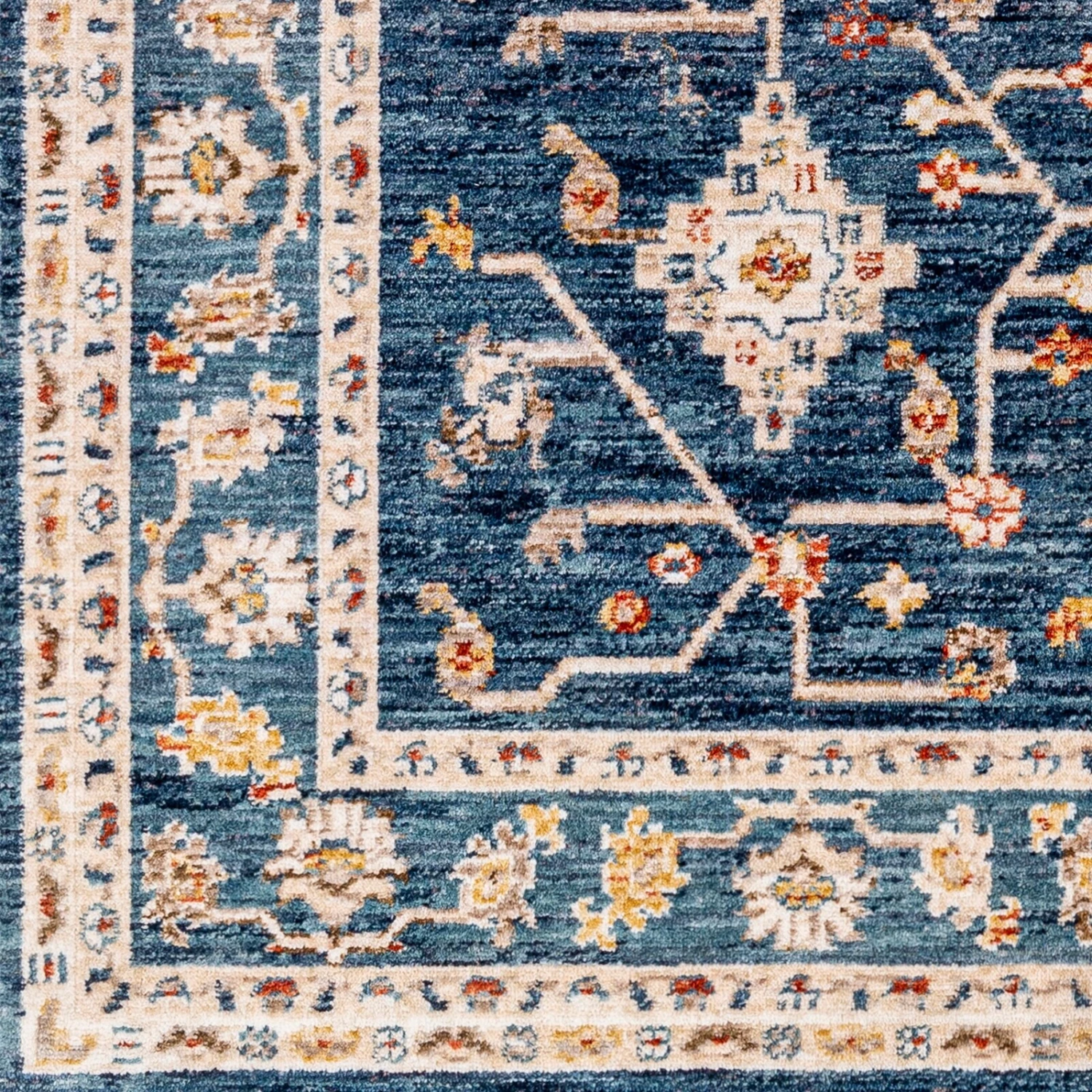 Artistic Weavers Truva Navy Vintage Medallion Area Rug 1 Artistic Weavers Truva Navy Vintage Medallion Area Rug