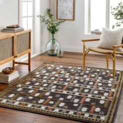Artistic Weavers Arzamas Global Machine Washable Area Rug -Artistic Weavers Arzamas Global Machine Washable Area Rug 4