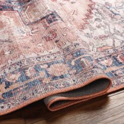 Artistic Weavers Aurore Distressed Medallion Printed Washable Area Rug -Artistic Weavers Aurore Distressed Medallion Printed Washable Area Rug 7