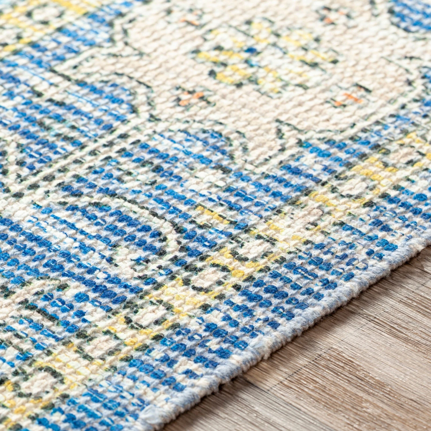 Artistic Weavers Barack Distressed Medallion Handmade Cotton Area Rug 15 Artistic Weavers Barack Distressed Medallion Handmade Cotton Area Rug - Image 15