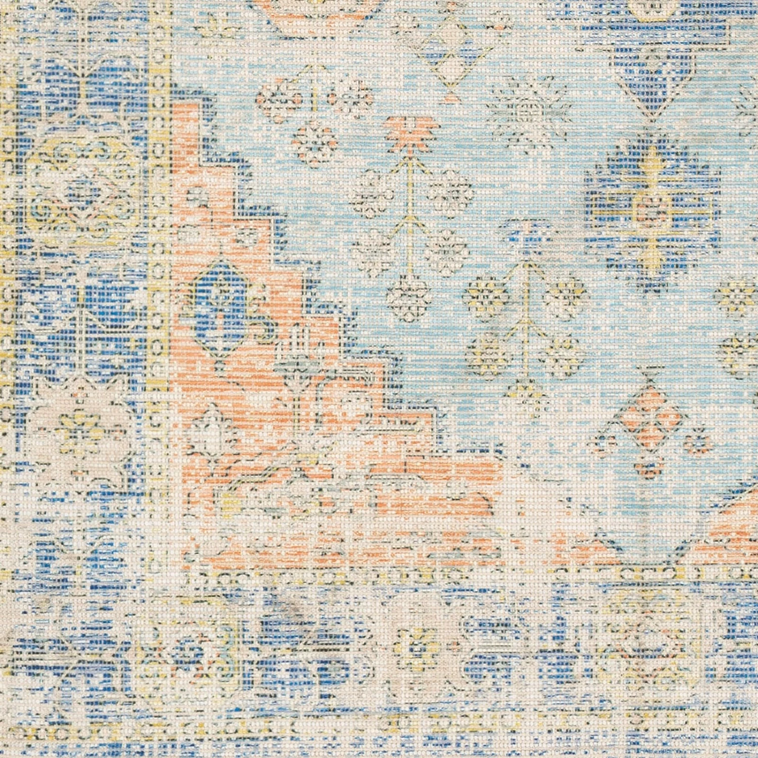 Artistic Weavers Barack Distressed Medallion Handmade Cotton Area Rug 18 Artistic Weavers Barack Distressed Medallion Handmade Cotton Area Rug - Image 18