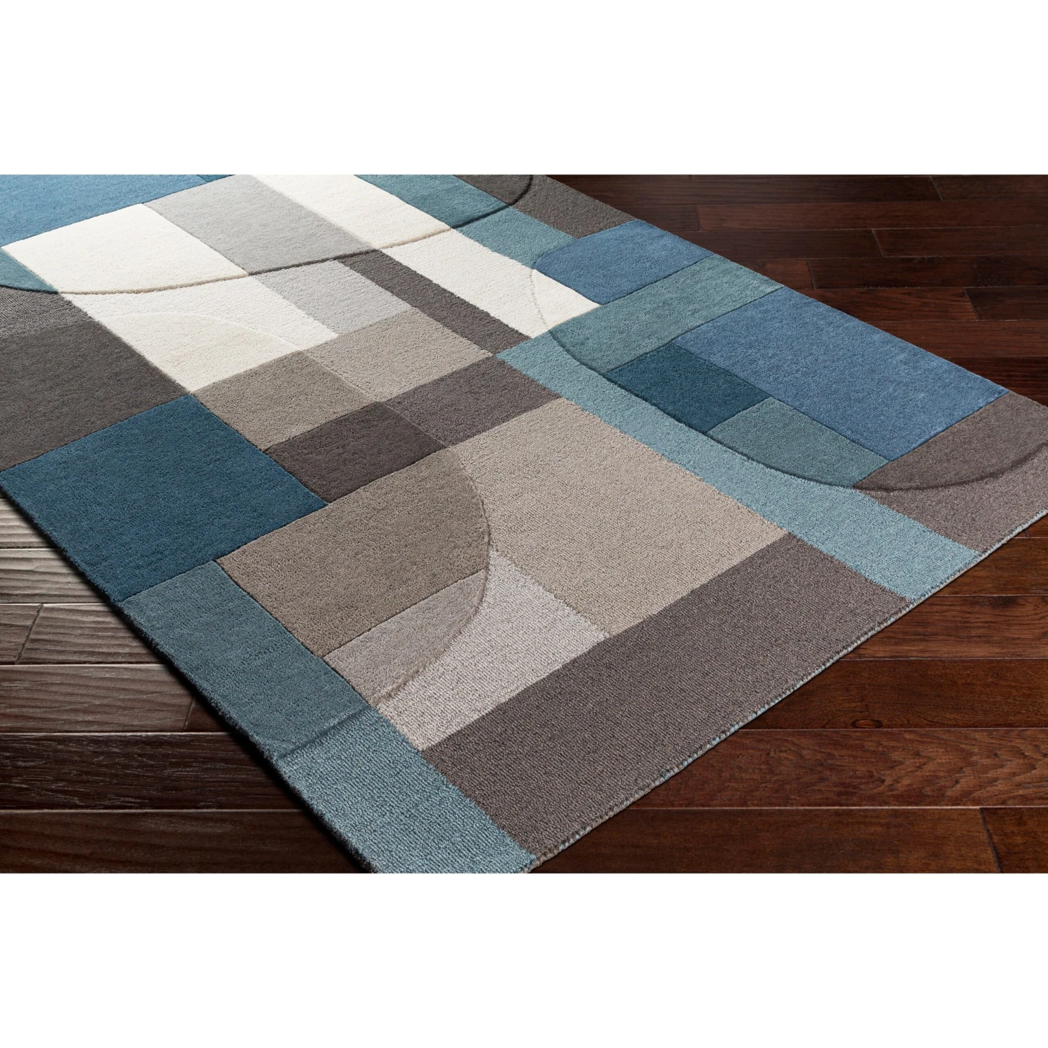 Artistic Weavers Bedstuy Modern Wool Handmade Area Rug 7 Artistic Weavers Bedstuy Modern Wool Handmade Area Rug - Image 7