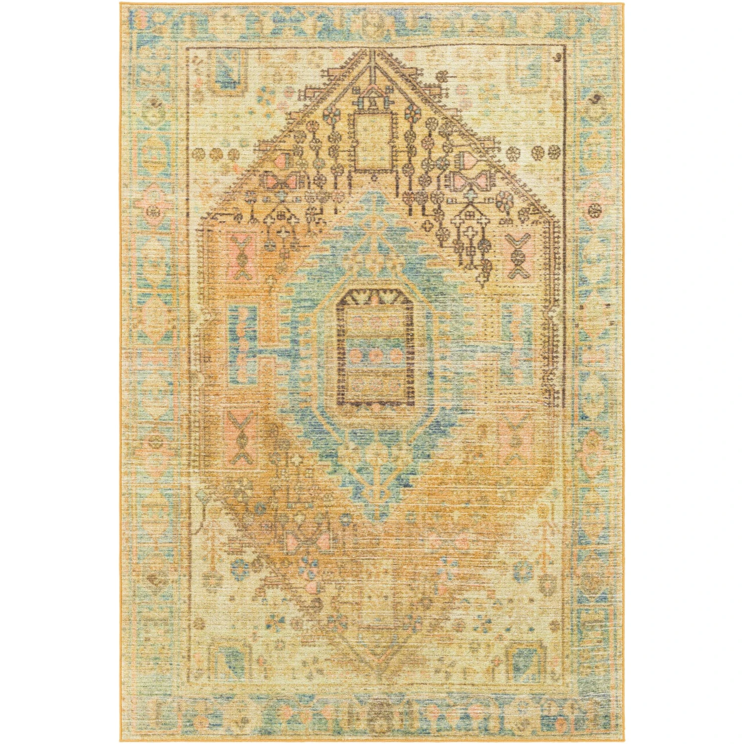 Artistic Weavers Behrouz Persian Machine Washable Area Rug 3 Artistic Weavers Behrouz Persian Machine Washable Area Rug - Image 3
