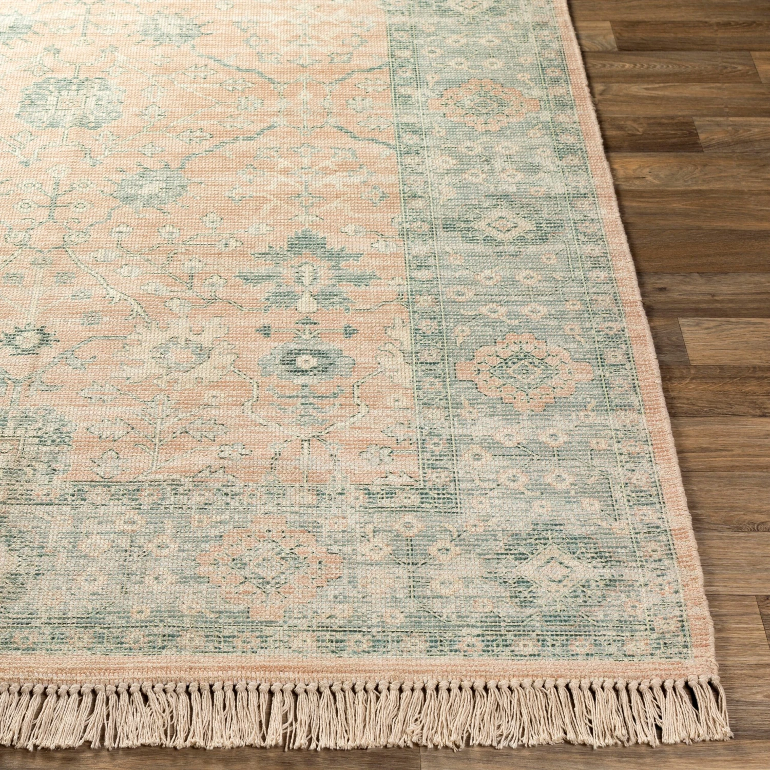 Artistic Weavers Betsy Handmade Persian Floral Cotton Area Rug 10 Artistic Weavers Betsy Handmade Persian Floral Cotton Area Rug - Image 10