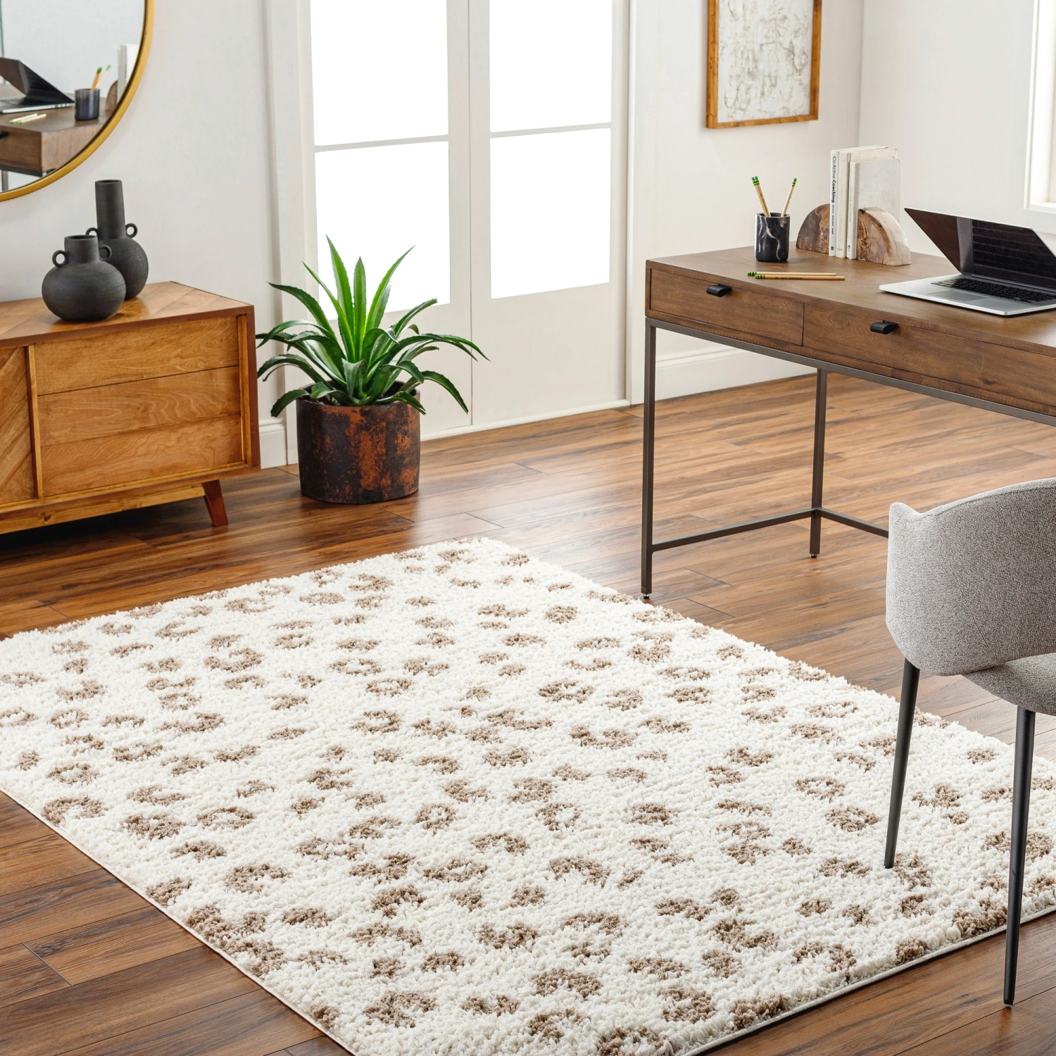 Artistic Weavers Birmingham Animal Print Plush Area Rug 2 Artistic Weavers Birmingham Animal Print Plush Area Rug - Image 2