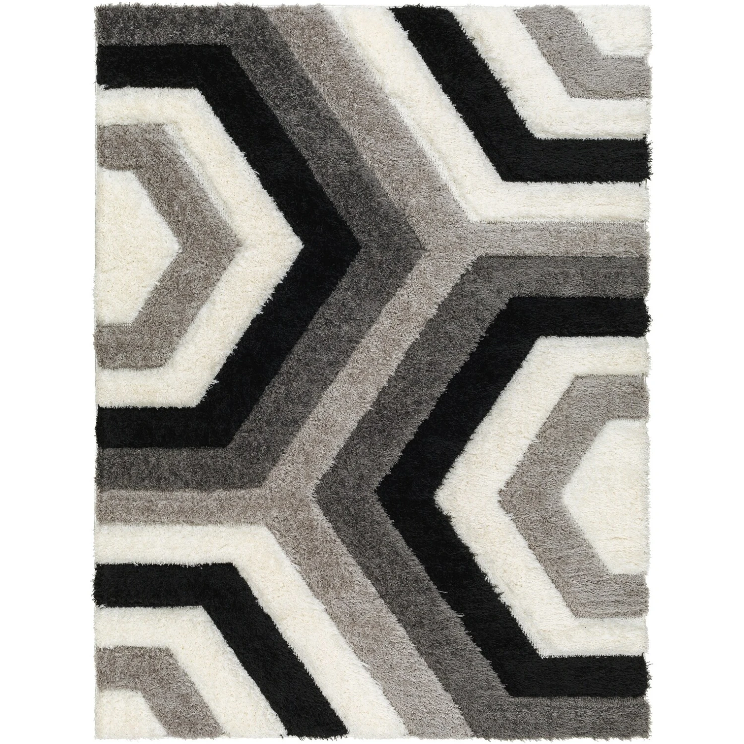 Artistic Weavers Bologna Block Geometric Plush Area Rug 3 Artistic Weavers Bologna Block Geometric Plush Area Rug - Image 3