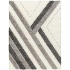 Artistic Weavers Bologna Striped Geometric Plush Area Rug -Artistic Weavers Bologna Striped Geometric Plush Area Rug 2