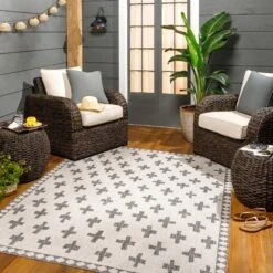 Artistic Weavers Boronia Indoor/ Outdoor Mod Geometric Area Rug -Artistic Weavers Boronia Indoor Outdoor Mod Geometric Area Rug 7