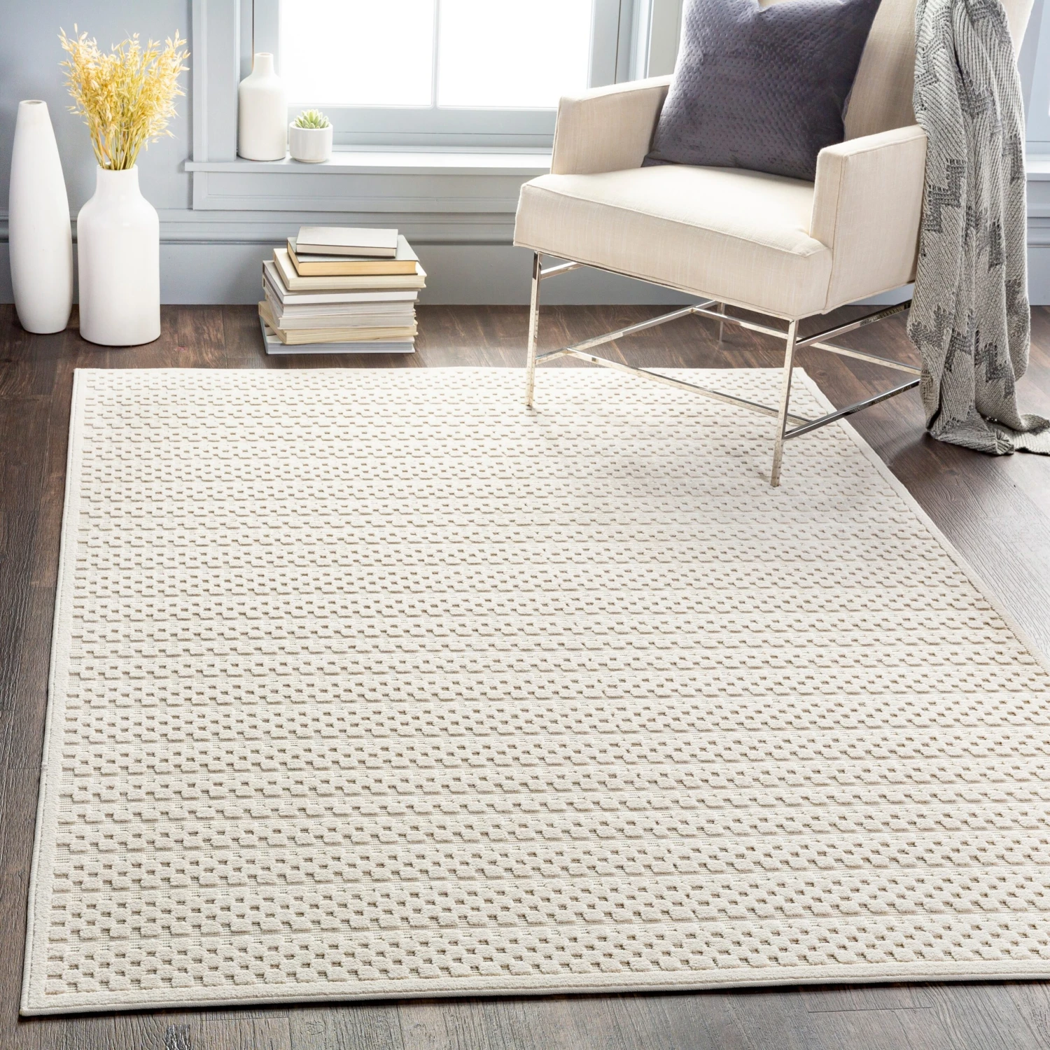 Artistic Weavers Brennah Indoor/ Outdoor Checkered Stripe Area Rug 2 Artistic Weavers Brennah Indoor/ Outdoor Checkered Stripe Area Rug - Image 2