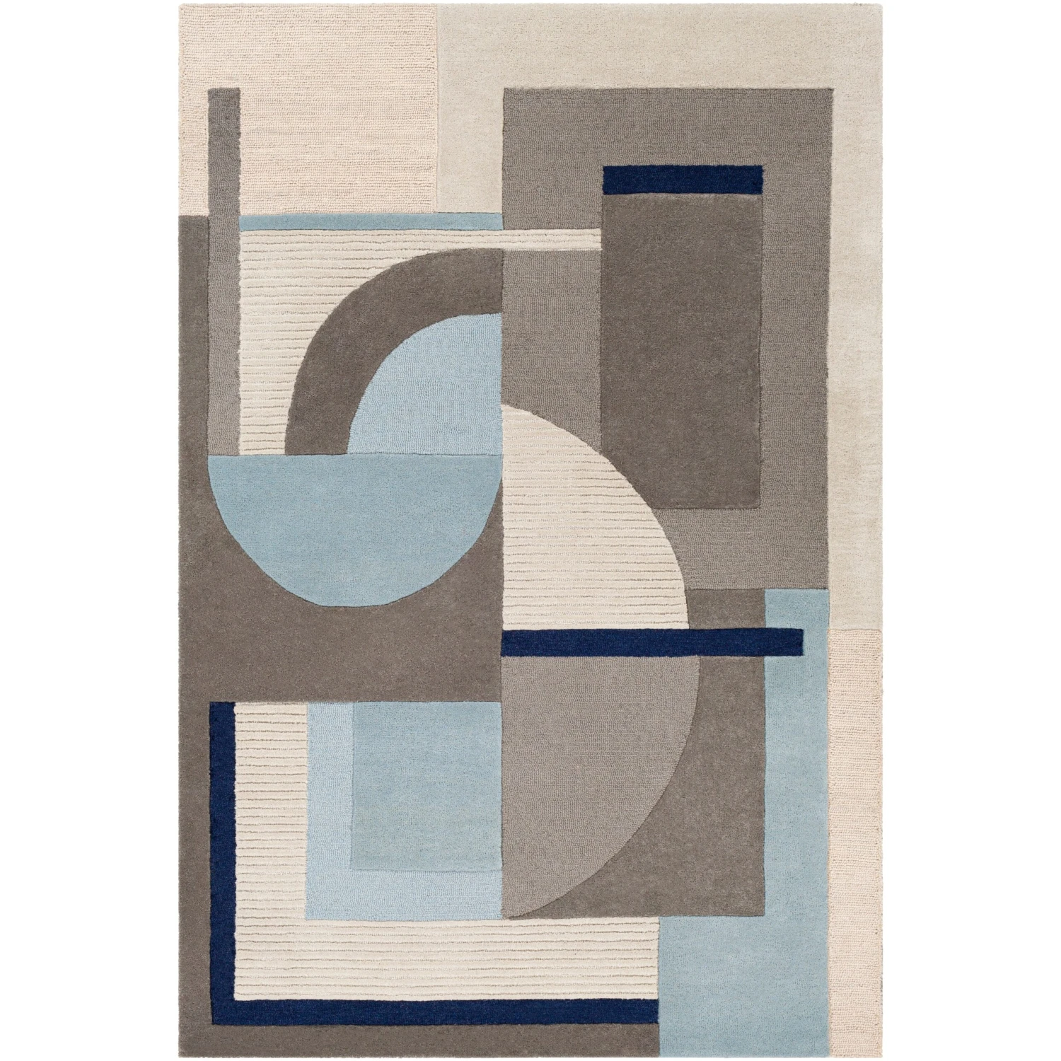 Artistic Weavers Bushwick Modern Wool Handmade Area Rug 3 Artistic Weavers Bushwick Modern Wool Handmade Area Rug - Image 3