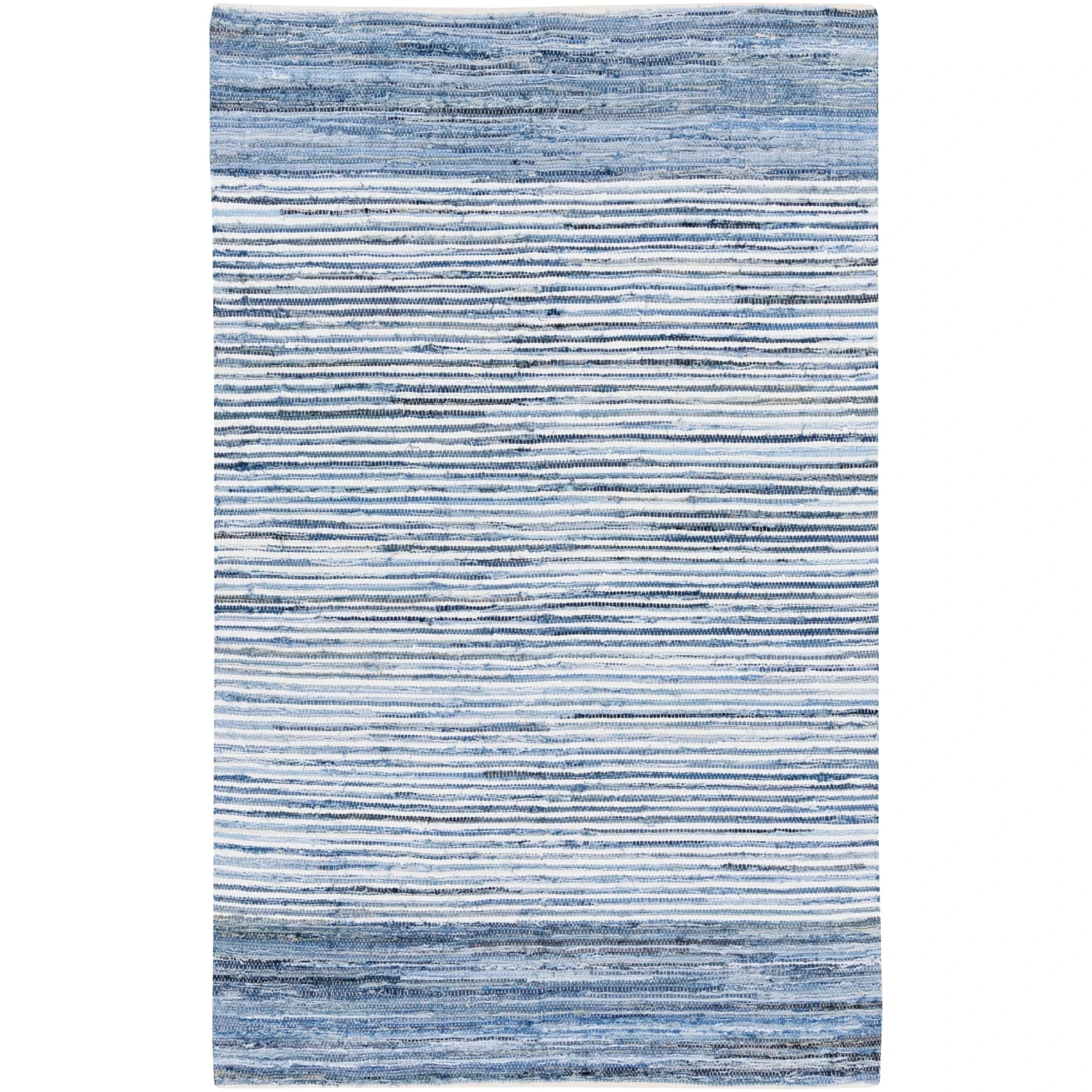 Artistic Weavers Carabello Handmade Casual Denim Stripe Area Rug 6 Artistic Weavers Carabello Handmade Casual Denim Stripe Area Rug - Image 6