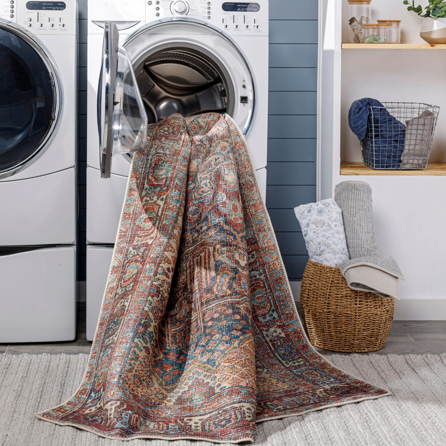 Artistic Weavers Cardozo Vintage Machine Washable Area Rug 3 Artistic Weavers Cardozo Vintage Machine Washable Area Rug - Image 3