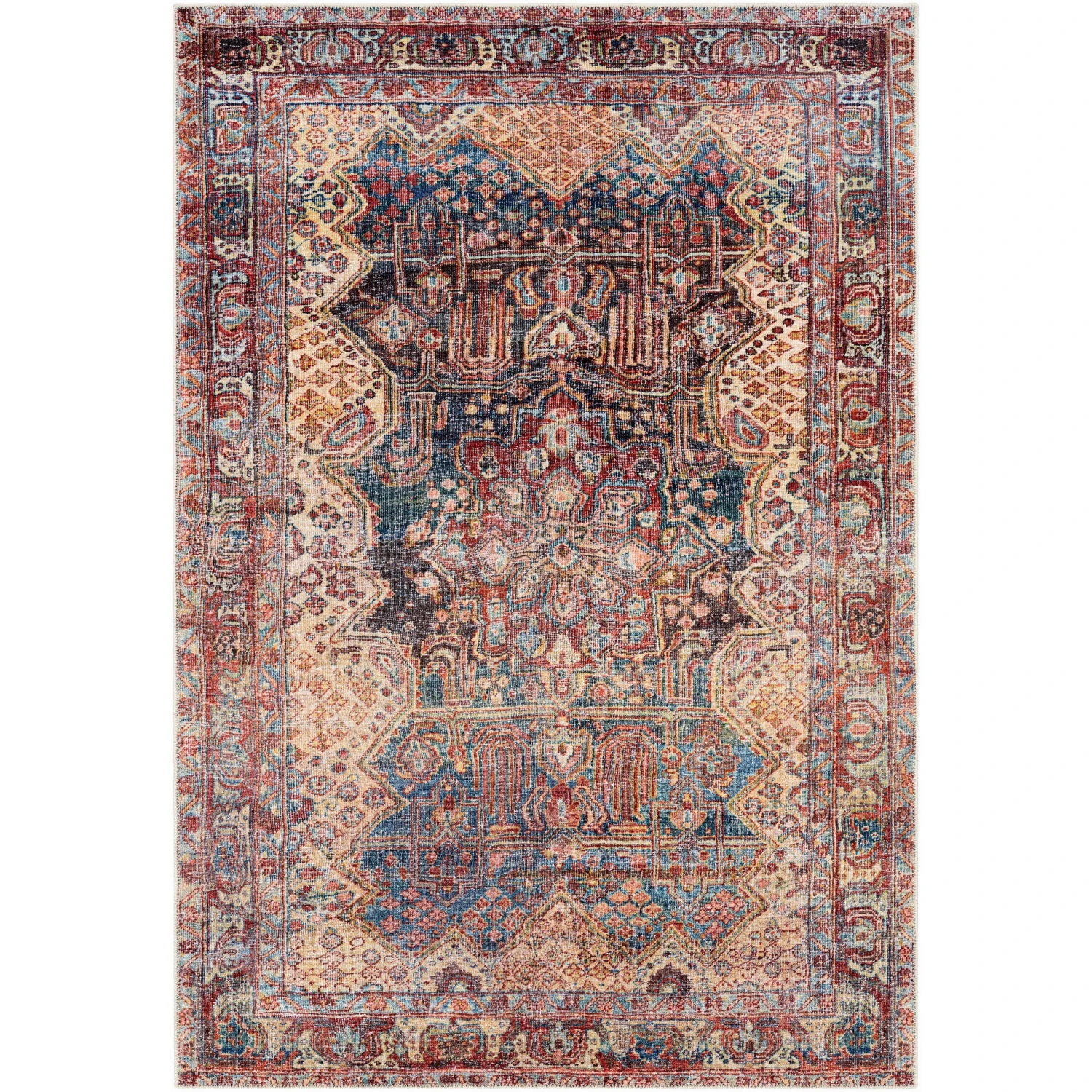 Artistic Weavers Cardozo Vintage Machine Washable Area Rug 4 Artistic Weavers Cardozo Vintage Machine Washable Area Rug - Image 4