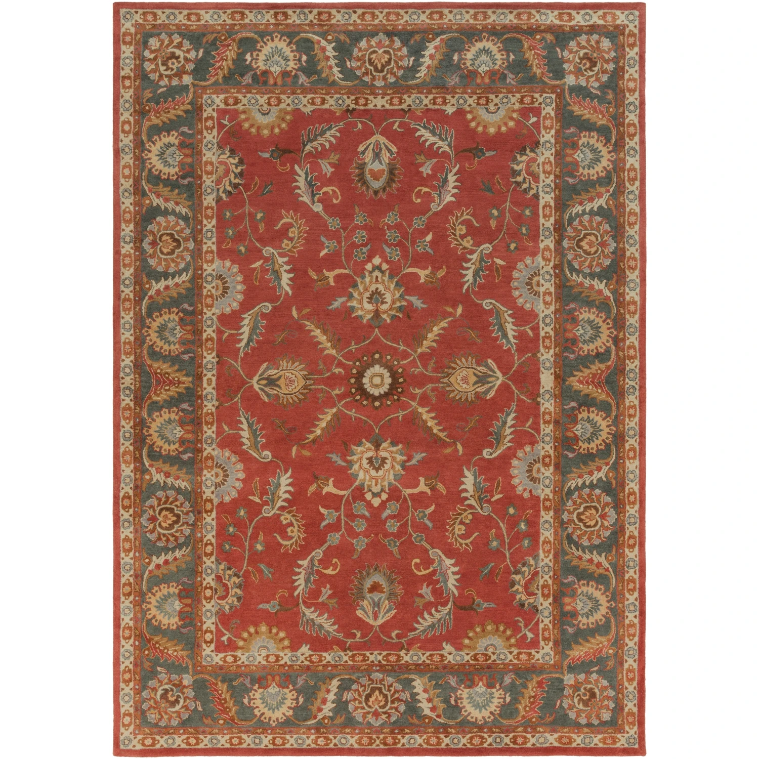Artistic Weavers Coliseum Hand Tufted Traditional Border Wool Area Rug 3 Artistic Weavers Coliseum Hand Tufted Traditional Border Wool Area Rug - Image 3