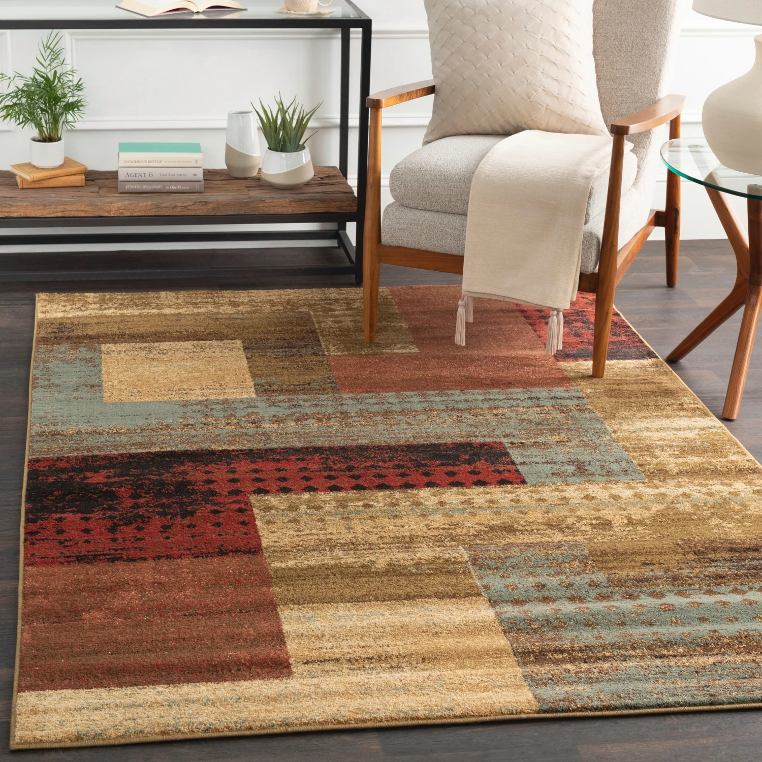 Artistic Weavers Colma Color Block Multicolor Area Rug 9 Artistic Weavers Colma Color Block Multicolor Area Rug - Image 9