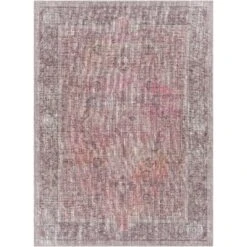 Artistic Weavers Cosette Vintage Persian Printed Machine Washable Area Rug -Artistic Weavers Cosette Vintage Persian Printed Machine Washable Area Rug 2